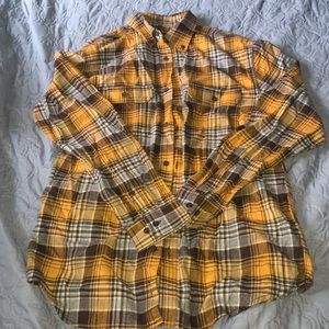 Men’s Yellow Flannel